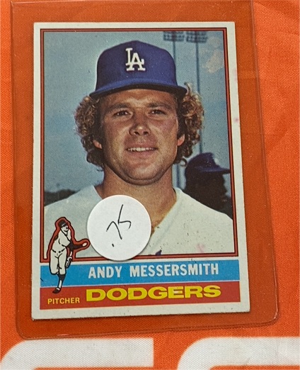 1976 Topps #305 Andy Messersmith — front