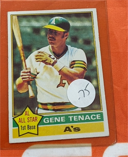 1976 Topps #165 Gene Tenace — front