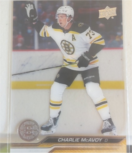 2023-24 Upper Deck #14 Charlie McAvoy — front