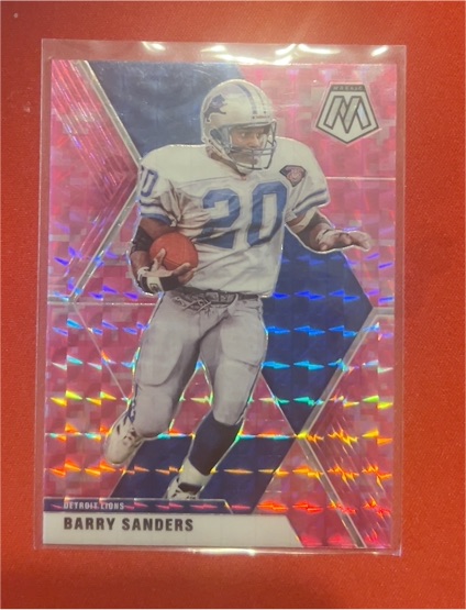 2020 Panini Mosaic #76 Barry Sanders — front