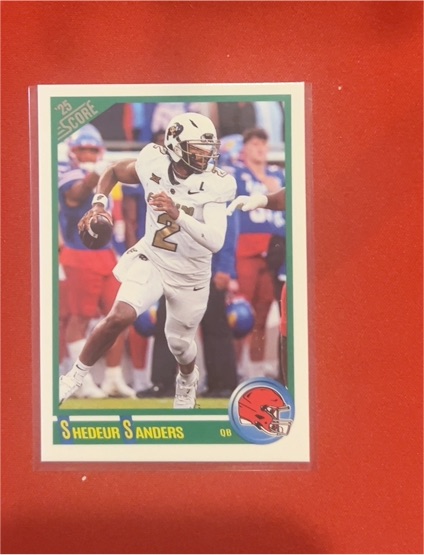 2025 Panini Score Anniversary Rookie #2 Shedeur Sanders — front