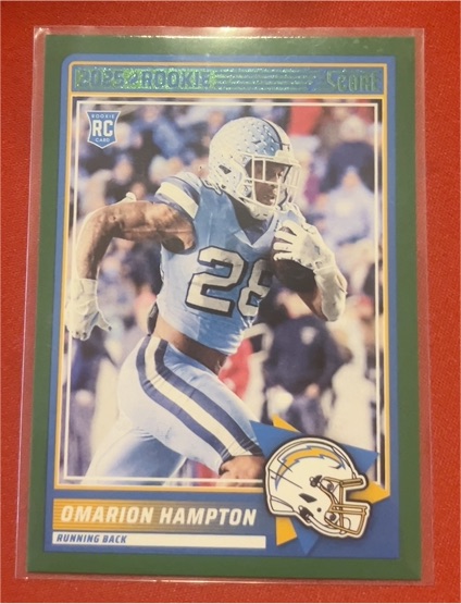 2025 Panini Score #37 Omarion Hampton — front