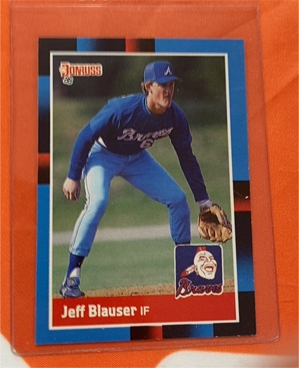 1988 Donruss #513 Jeff Blauser — front