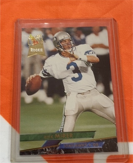 1993 Fleer Ultra Rookie Rick Mirer — front