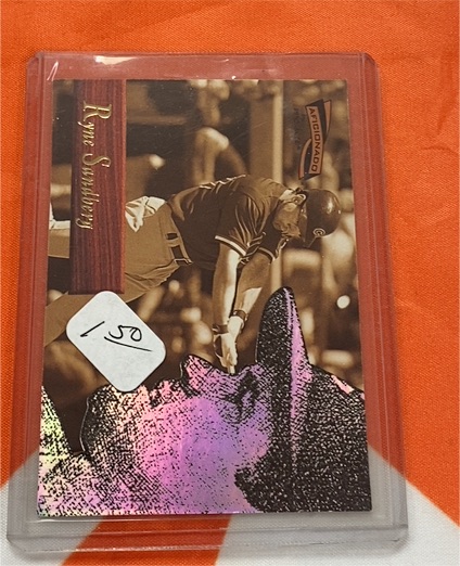 1996 Pinnacle Aficionado #67 Ryne Sandberg — front