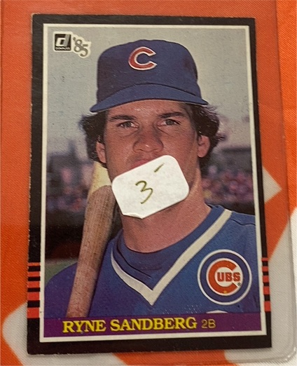 1985 Donruss #PC2 Ryne Sandberg — front