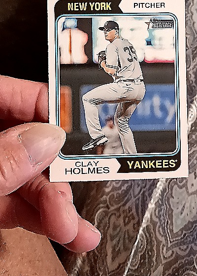 2023 Topps Heritage #116 Clay Holmes — front