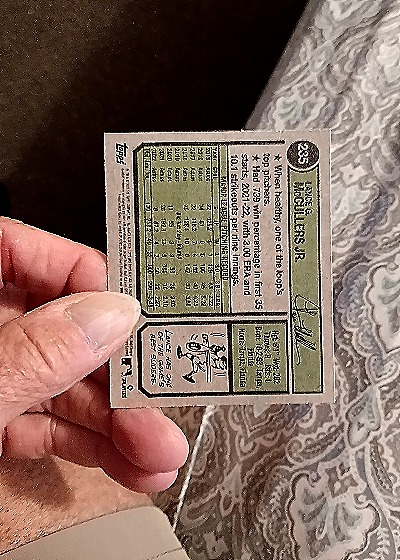 2023 Topps Heritage #235 Lance McCullers Jr. — back