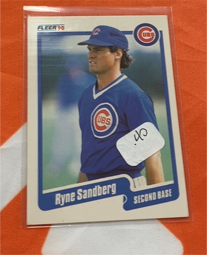 1990 Fleer #40 Ryne Sandberg — front