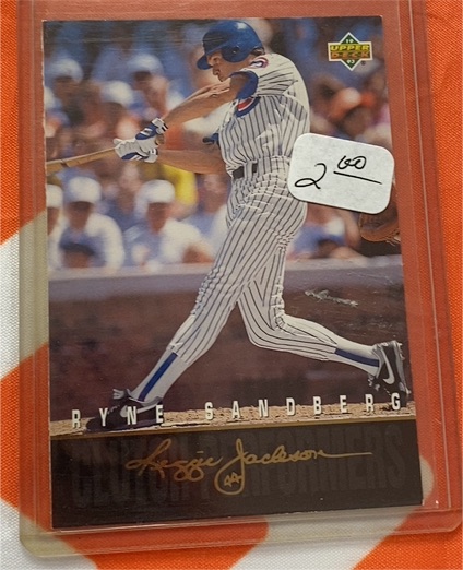 1993 Upper Deck #R18 Ryne Sandberg Clutch Performers — front
