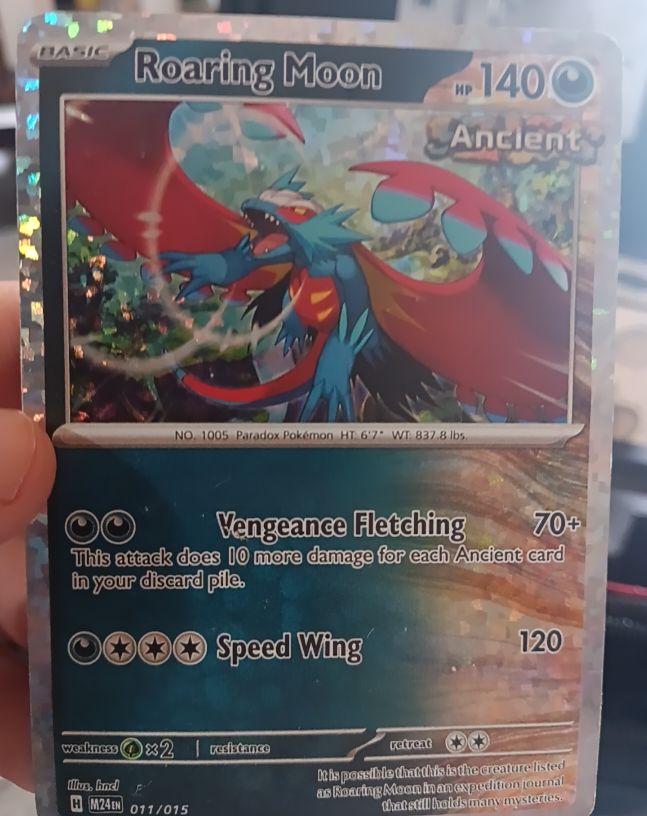 2024 Pokemon McDonald's #011 Roaring Moon — front