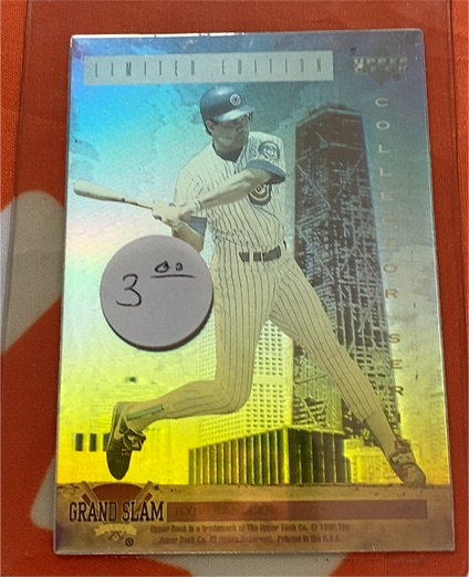 1992 Upper Deck Denny's Grand Slam #10 Ryne Sandberg — front