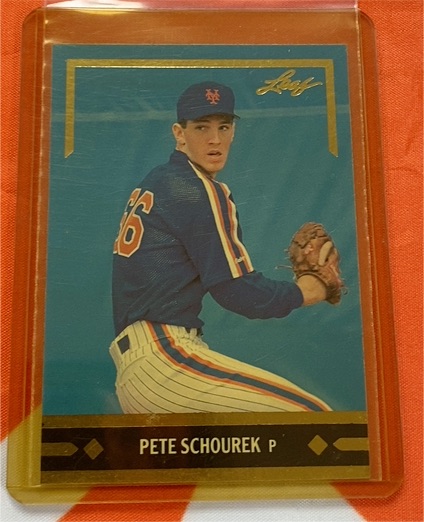 1991 Leaf Gold Rookies #BC15 Pete Schourek — front