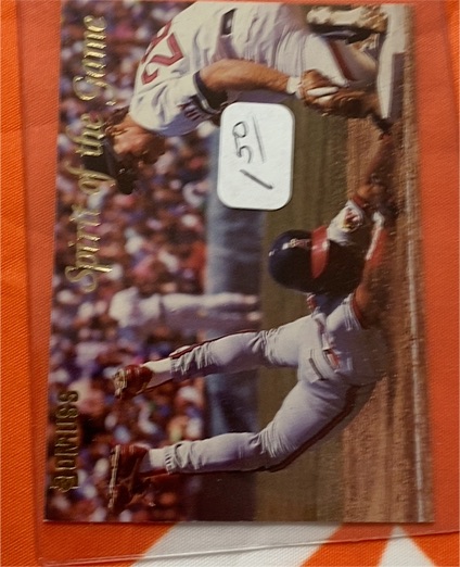 1993 Donruss Spirit of the Game #SG7 Wade Boggs — front
