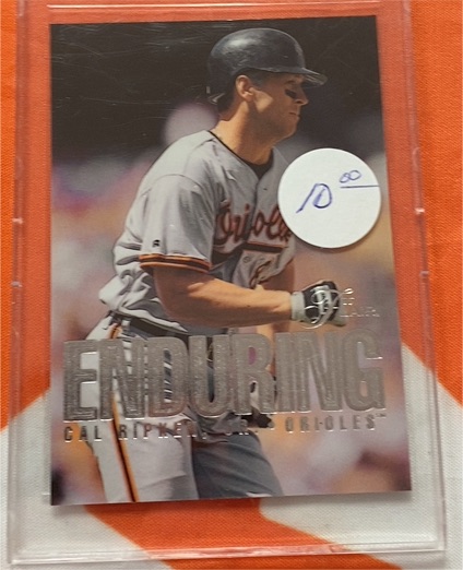 1995 Flair Enduring Cal Ripken Jr. — front