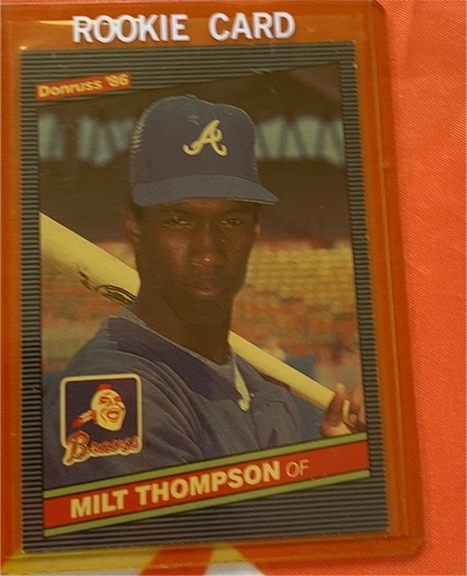 1986 Donruss #507 Milt Thompson — front