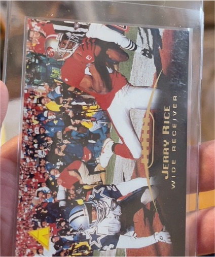 1995 Pinnacle #4 Jerry Rice — front