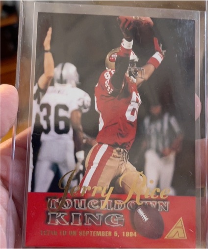 1994 Pinnacle Touchdown King #271 Jerry Rice — front