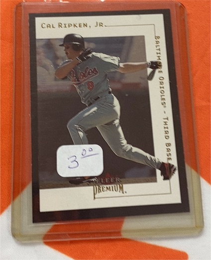 2001 Fleer Premium #1 Cal Ripken Jr. — front