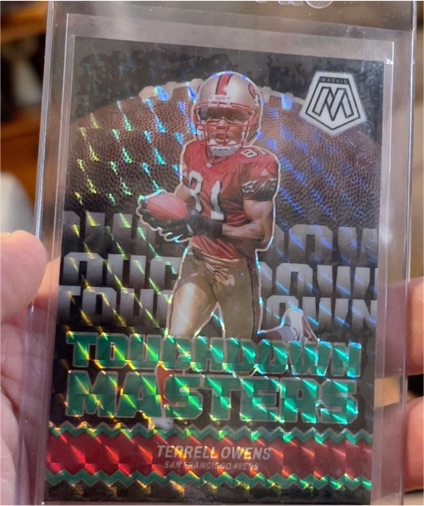 2024 Panini Mosaic Touchdown Masters #TM-TOS Terrell Owens — front