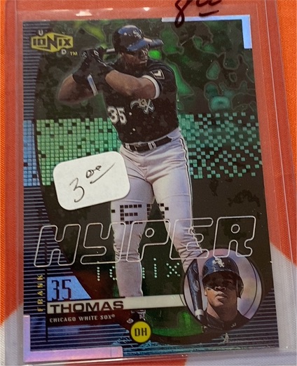 1999 Upper Deck Ionix Hyper #H3 Frank Thomas — front