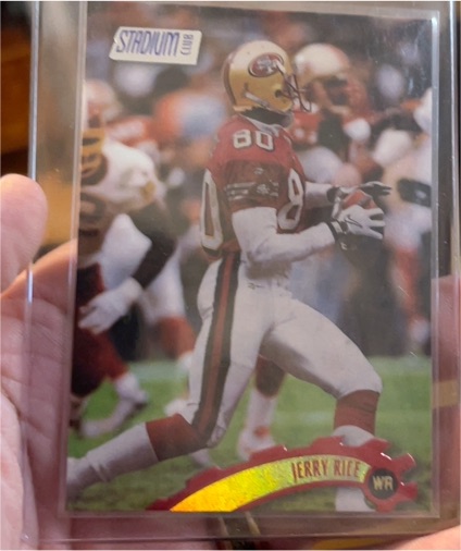 1997 Stadium Club #35 Jerry Rice — front
