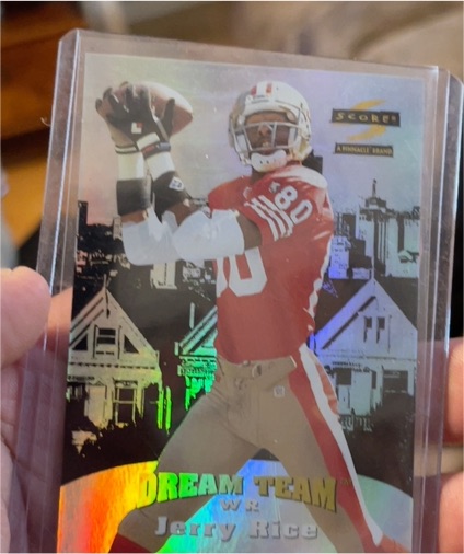 1996 Score Dream Team #9 Jerry Rice — front