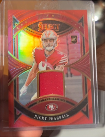 2024 Panini Select Rookie Swatches #RS-RPL Ricky Pearsall — front