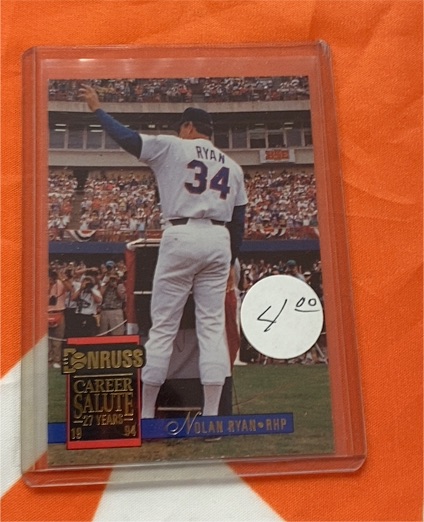 1991 Donruss Career Salute Nolan Ryan # — front