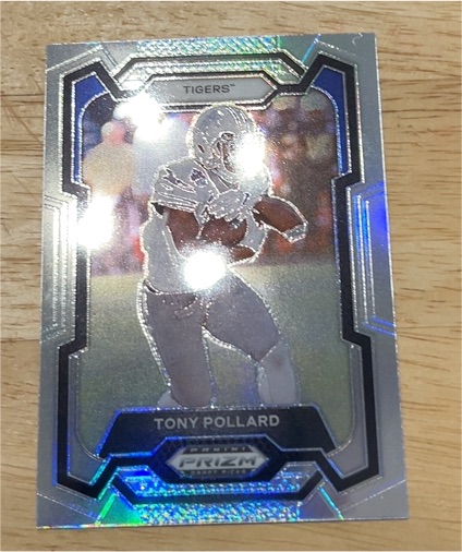 2024 Panini Football Prizm Collegiate Draft Picks Tony Pollard Silver #21 — front