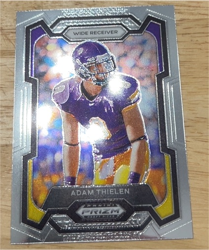 2024 Panini Prizm Draft Picks #16 Adam Thielen — front
