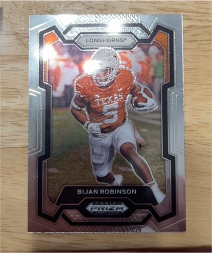 2024 Panini Prizm Draft Picks Longhorns Bijan Robinson — front
