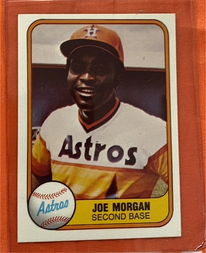 1981 Fleer #78 Joe Morgan — front