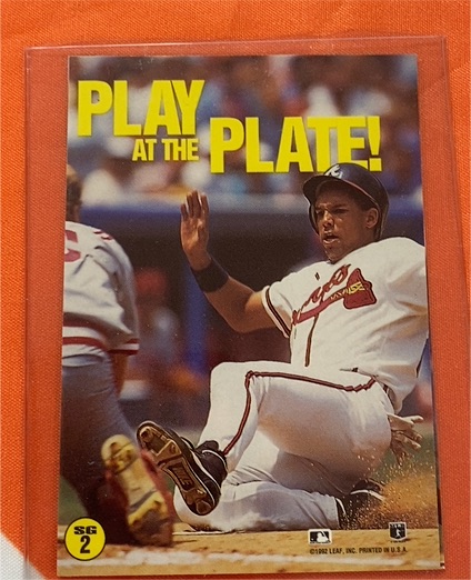 1992 Donruss Spirit of the Game #SG2 David Justice — front