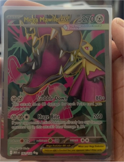 2025 Pokémon TCG Mega Mawile ex 162/132 Mega Evolution — front