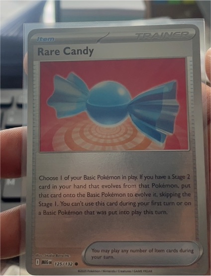 2023 Pokémon Mega Evolution #125 Rare Candy — front