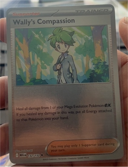 2005 Pokémon ME01: Mega Evolution #132 Wally's Compassion — front