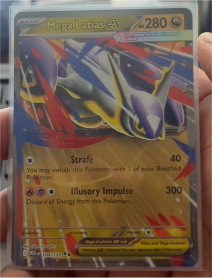 2025 Pokemon Mega Evolution #100 Mega Latias ex — front