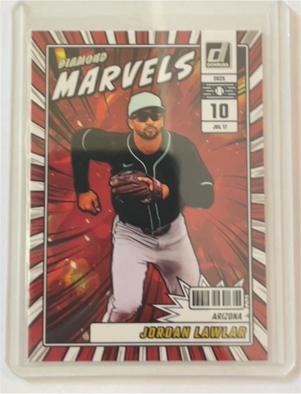 2025 Panini Donruss Diamond Marvels #17 Jordan Lawlar — front