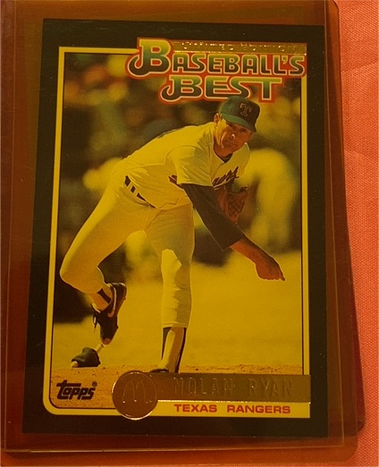 1992 Topps McDonald's Baseball's Best Limited Edition #24 Nolan Ryan — front