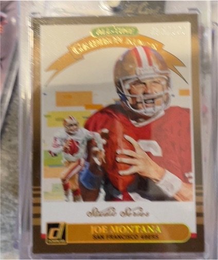 2019 Donruss All-Time Gridiron Kings #AGK-6 Joe Montana — front
