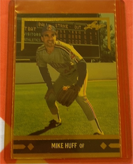 1991 Gold Leaf Rookies #BC22 Mike Huff — front