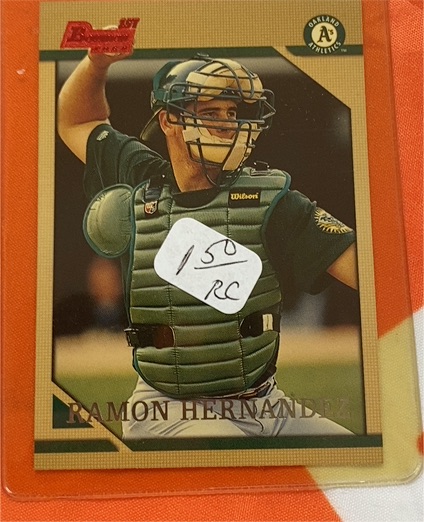 1996 Bowman #220 Ramon Hernandez — front