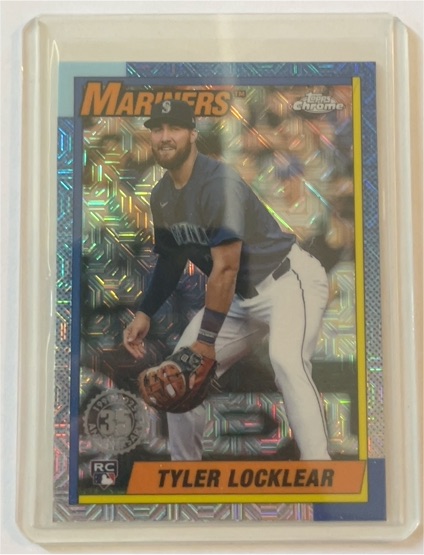 2025 Topps Series 1 1990 Topps Chrome Silver Pack #T90C-64 Tyler Locklear — front