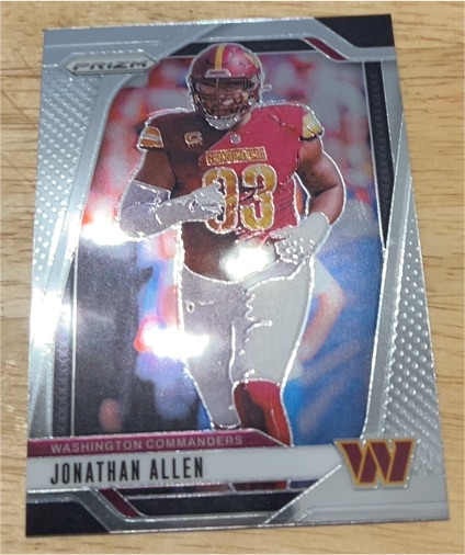 2024 Panini Prizm #292 Jonathan Allen — front