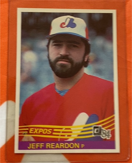 1984 Donruss #279 Jeff Reardon — front
