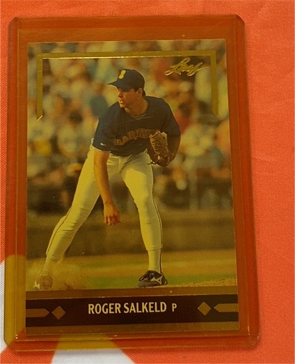 1991 Leaf Gold Rookies #BC19 Roger Salkeld — front