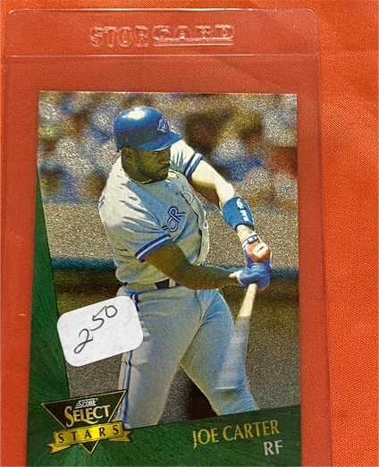 1991 Score Select Stars Joe Carter — front