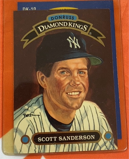 1992 Donruss Diamond Kings #DK-10 Scott Sanderson — front