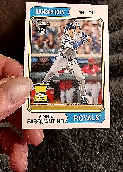 2023 Topps Heritage #150 Vinnie Pasquantino — front